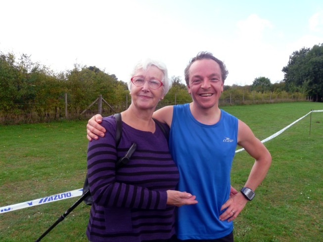 With my aunt Janet having survived the race